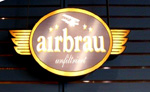 The pub sign. Airbrau, Munich, Germany