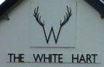 The pub sign. White Hart, Roydon - South Norfolk, Norfolk