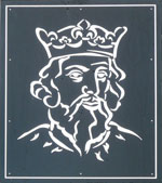 The pub sign. Kings Head, Hethersett, Norfolk