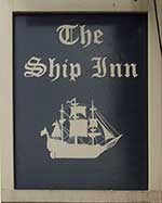 The pub sign. The Ship Inn, Ospringe, Kent