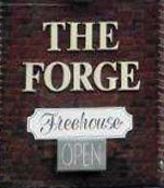 The pub sign. Forge, Norwich, Norfolk