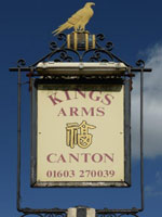 The pub sign. Kings Arms, South Walsham, Norfolk