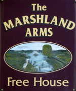 The pub sign. The Marshland Arms, Marshland St James, Norfolk