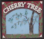 The pub sign. Cherry Tree, East Dereham (a.k.a. Dereham), Norfolk