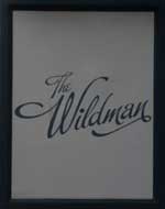 The pub sign. The Wildman, Norwich, Norfolk