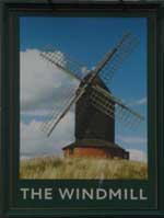 The pub sign. Windmill, Norwich, Norfolk