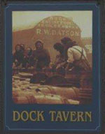 The pub sign. Dock Tavern, Gorleston-on-Sea, Norfolk