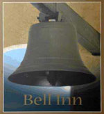 The pub sign. Bell Inn, Thetford, Norfolk