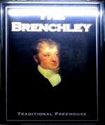 The pub sign. The Brenchley, Maidstone, Kent