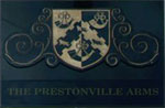 The pub sign. The Prestonville Arms, Brighton, East Sussex