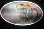 The pub sign. Caves da Cerveja, Porto, Portugal