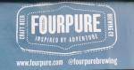 The pub sign. Fourpure Brewing Co., Bermondsey, Central London