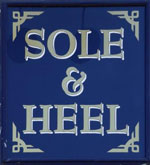 The pub sign. Sole and Heel, New Rackheath, Norfolk