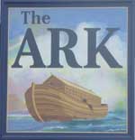 The pub sign. The Ark, Newhaven, East Sussex