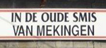 The pub sign. Oude Smis van Mekingen, Sint-Pieters-Leeuw, Belgium