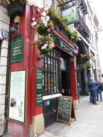 Picture 1. The Tipperary, Fleet Street, Central London