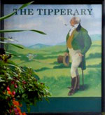 The pub sign. The Tipperary, Fleet Street, Central London