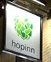 The pub sign. Hopinn, Newcastle-under-Lyme, Staffordshire