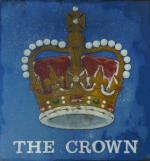 The pub sign. Crown, Waltham Abbey, Essex