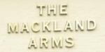 The pub sign. The Mackland Arms, Rainham, Kent