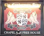 The pub sign. The Combermere Arms, Wolverhampton, West Midlands