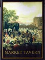 The pub sign. Market Tavern, Great Yarmouth, Norfolk
