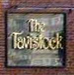 The pub sign. The Tavistock, Bedford, Bedfordshire