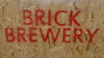 The pub sign. Brick Brewery Taproom, Peckham, Greater London