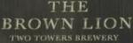 The pub sign. The Brown Lion, Hockley, Birmingham, West Midlands