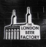 The pub sign. The London Beer Factory, West Norwood, Greater London