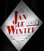 The pub sign. Café Jan De Winter, Utrecht, Netherlands