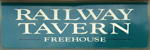 The pub sign. Railway Tavern, Framingham Earl, Norfolk