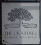 The pub sign. The Crabtree, Hammersmith, Greater London