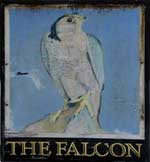 The pub sign. The Falcon, Pulham Market, Norfolk