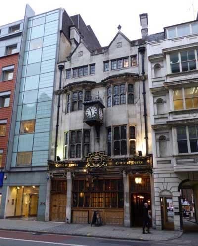Picture 2. Cittie of Yorke, Chancery Lane, Central London