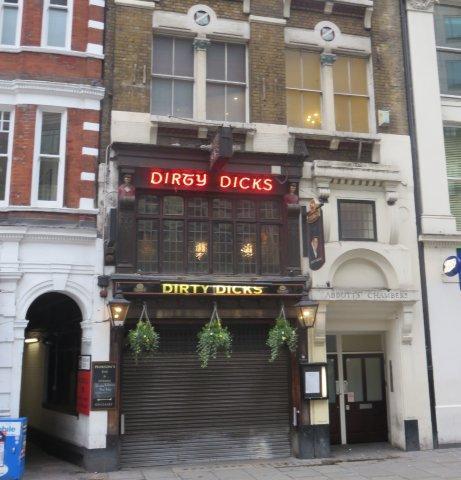 Picture 1. Dirty Dicks, City, Central London