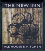 The pub sign. The New Inn Ale House & Kitchen, Biggleswade, Bedfordshire