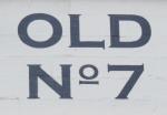 The pub sign. Old No. 7, Barnsley, South Yorkshire
