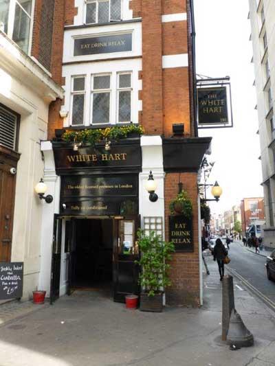 Picture 1. White Hart, Covent Garden, Central London