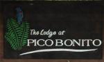The pub sign. The Lodge at Pico Bonito, El Pino, Honduras