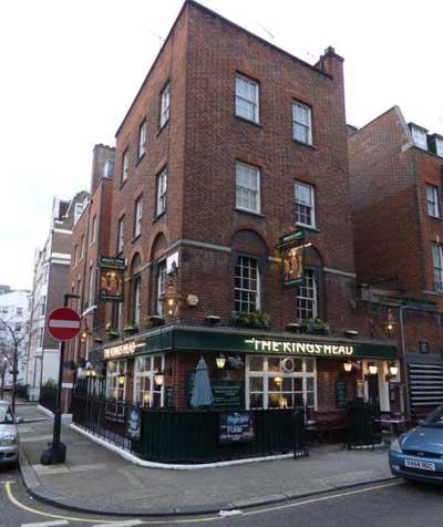 Picture 1. Kings Head, Marylebone, Central London