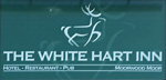 The pub sign. The White Hart Inn, South Wingfield, Derbyshire