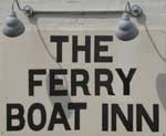 The pub sign. Ferry Boat Inn, Gorleston-on-Sea, Norfolk