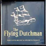 The pub sign. Flying Dutchman, Oulton Broad, Suffolk