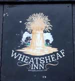 The pub sign. Wheatsheaf Inn, Falkirk, Falkirk