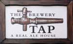 The pub sign. The Brewery Tap, Chester, Cheshire