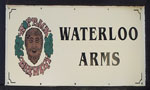 The pub sign. Waterloo Arms, Southampton, Hampshire