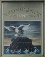 The pub sign. The Providence Inne, Sandgate, Kent