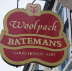 The pub sign. Woolpack, Louth, Lincolnshire