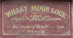 The pub sign. Willey Moor Lock Tavern, Whitchurch, Shropshire